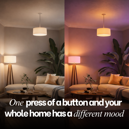 Smart lighting starter kit with remote