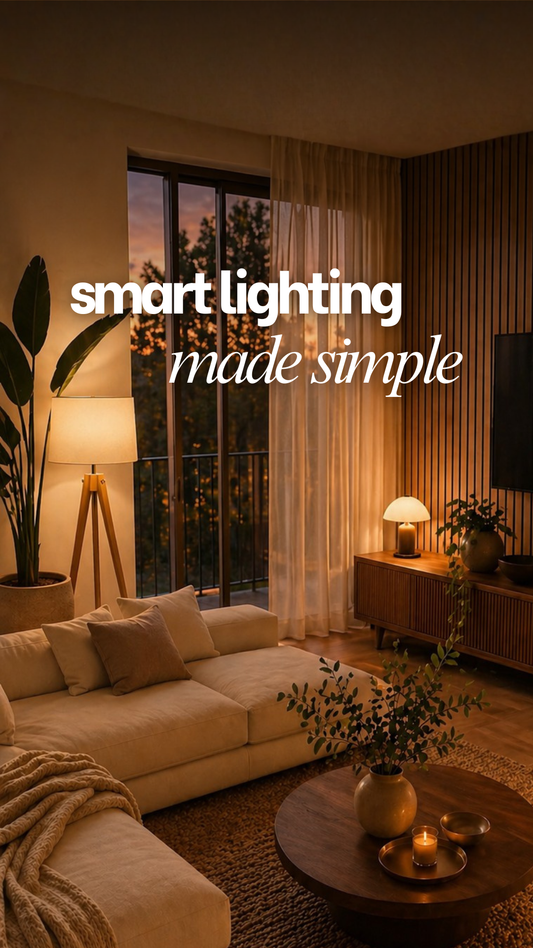 Smart lighting starter kit with remote